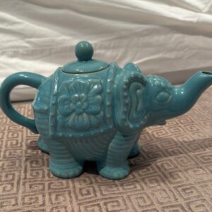 Calypso for Target blue elephant tea pot